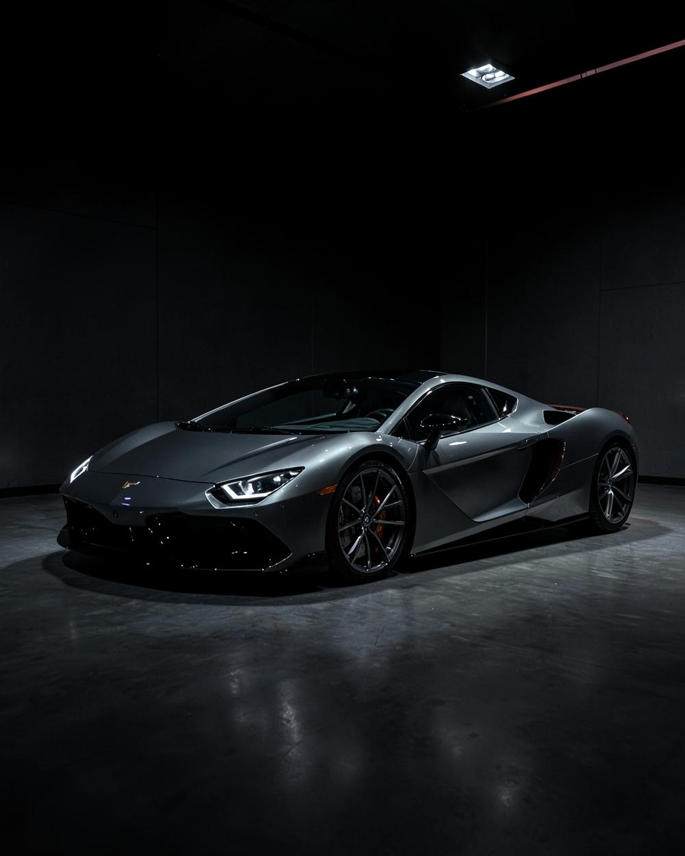 Supercarro em showroom